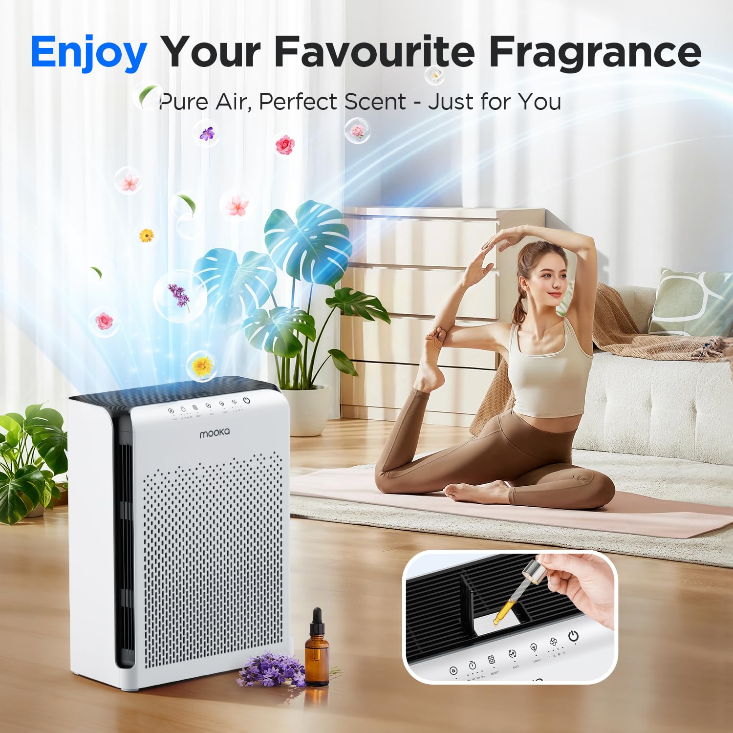 MOOKA M200L adjustable night timer supports sleeps and absences