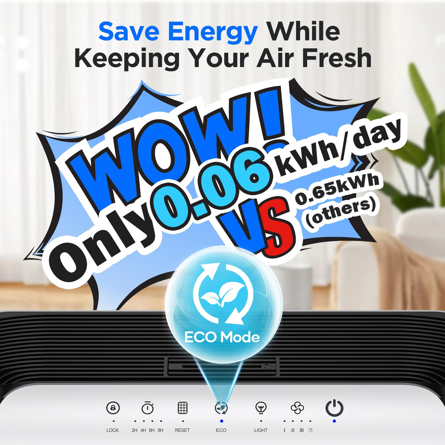 MOOKA M200L side view highlighting compact home footprint