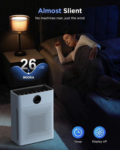 MOOKA PR1 certifications ensure safe, ozone-free air purification