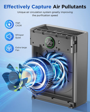 MOOKA PR1 washable pre-filter being cleaned for easy maintenance