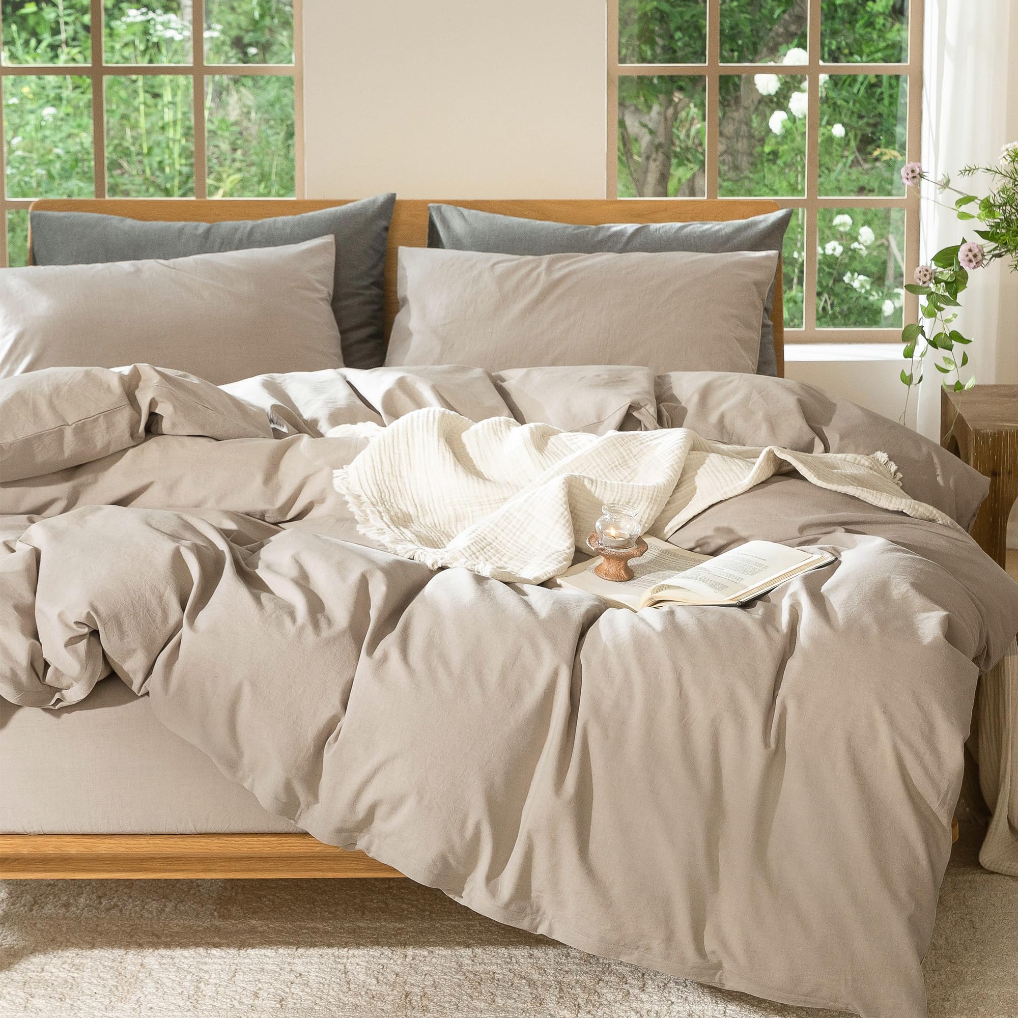 MooMee bedroom view on bed: creates a calm, resort-inspired retreat