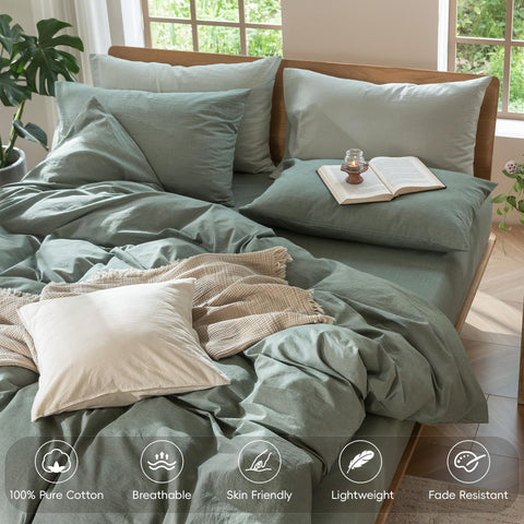 Hidden zipper on MooMee duvet cover for a sleek secure closure