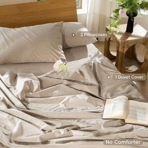 MooMee duvet cover-hidden-zip-closure: secure, discreet fastening for a clean look