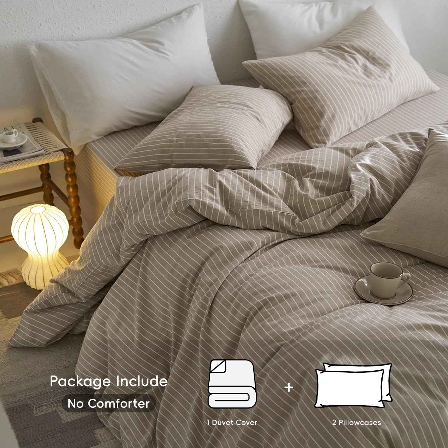 MooMee pillowcases 20x36 with envelope closure for secure sleep