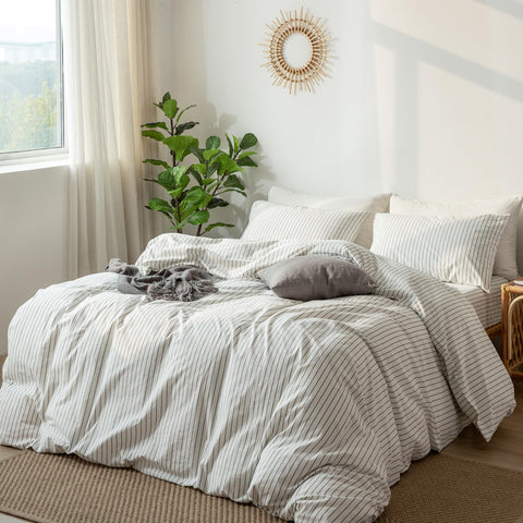 MooMee king-size pillowcases 20x36 with envelope closures for neat bedding.