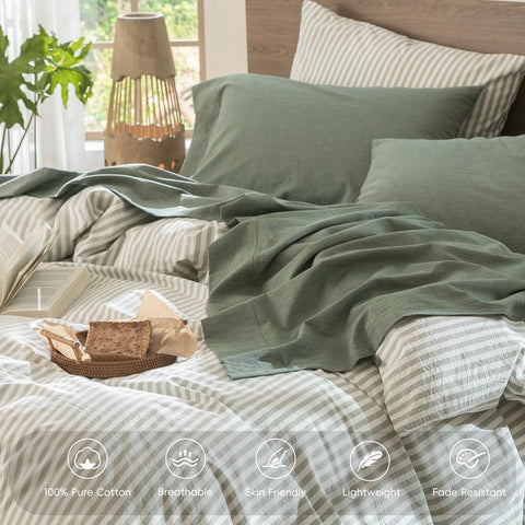 MooMee linen-like texture closeup reveals relaxed, resort-inspired comfort.