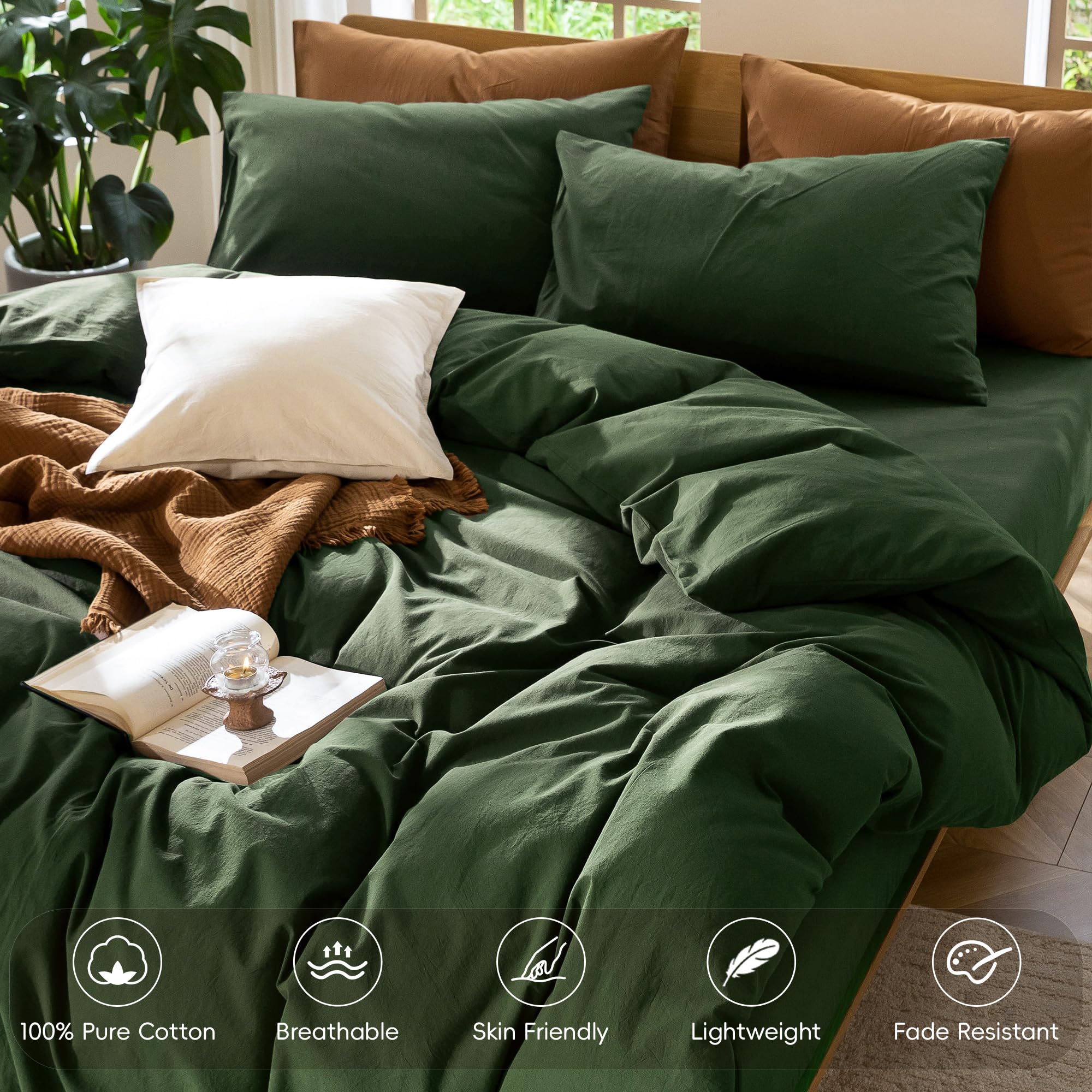 MooMee duvet cover with hidden zip closure for a clean, secure fit.