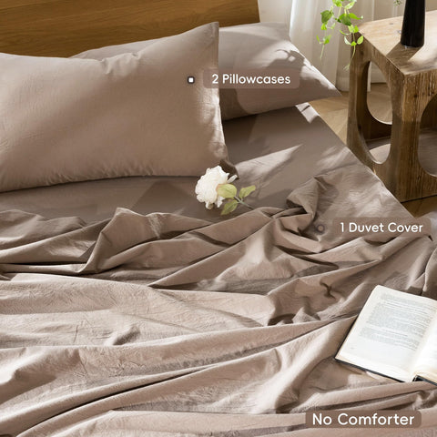 MooMee pillowcases king with envelope closure for neat look