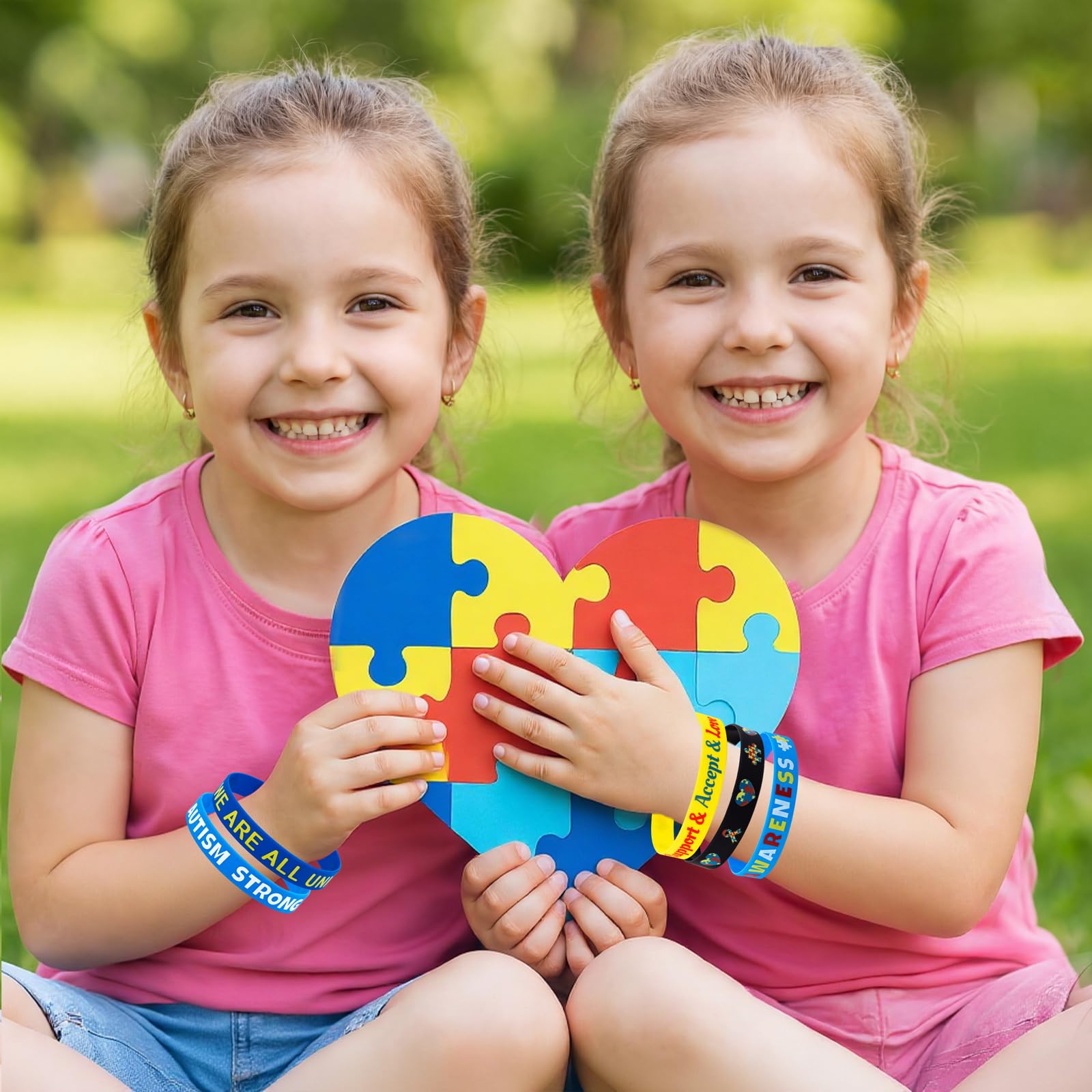 Moon Boat autism awareness bracelets suitable for community walks