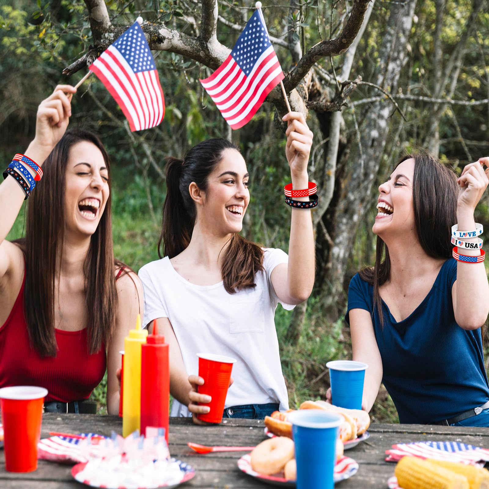 Moon Boat comfort-fit silicone bracelet easy to wear all day at gatherings