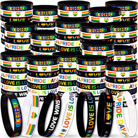 Moon Boat pride wristbands pack in vibrant rainbow hues for group gifting