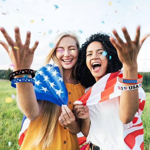 Moon Boat stars and stripes bracelet adds festive flair to Memorial Day events