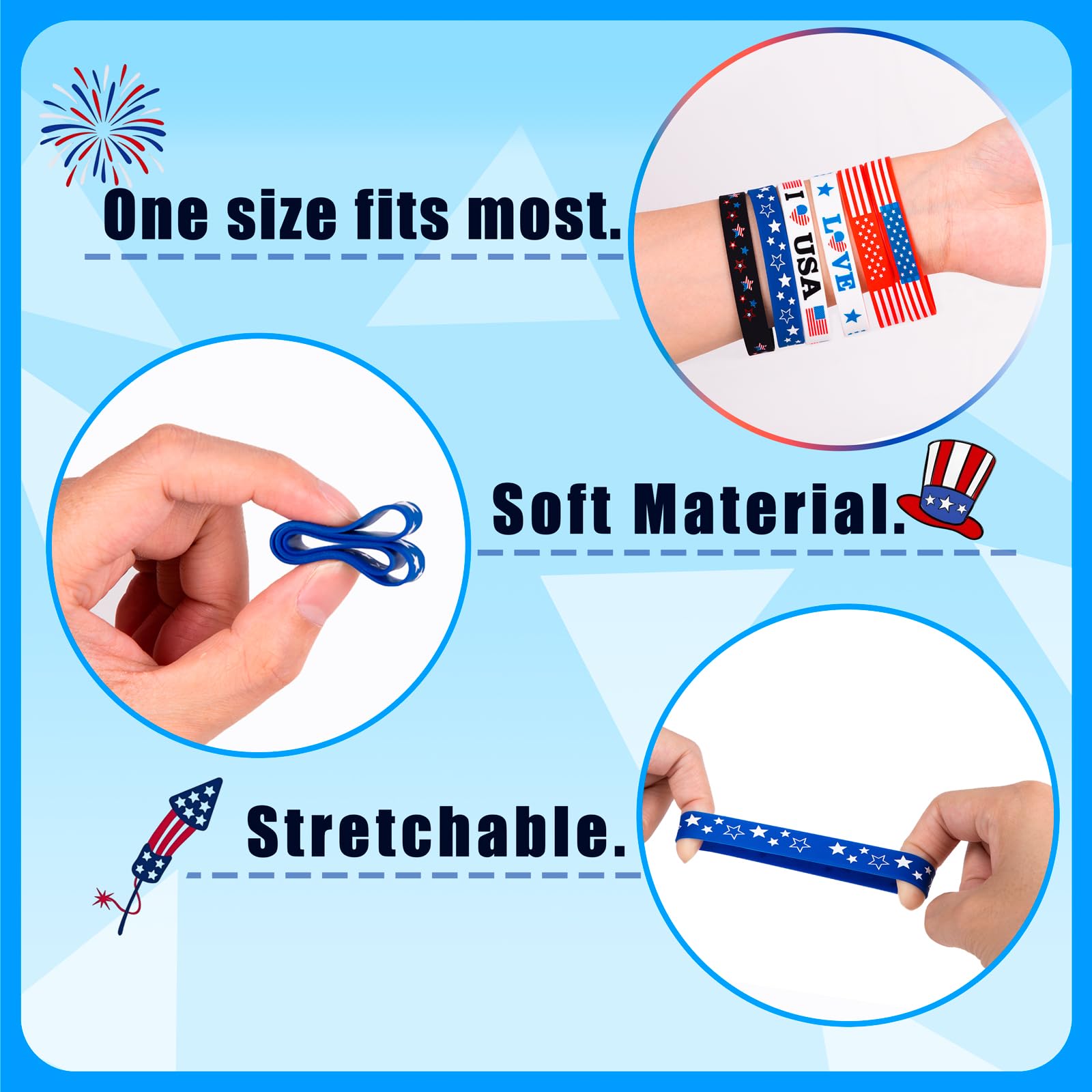 Moon Boat versatile bulk bracelets for party favors, gifts, or decorations