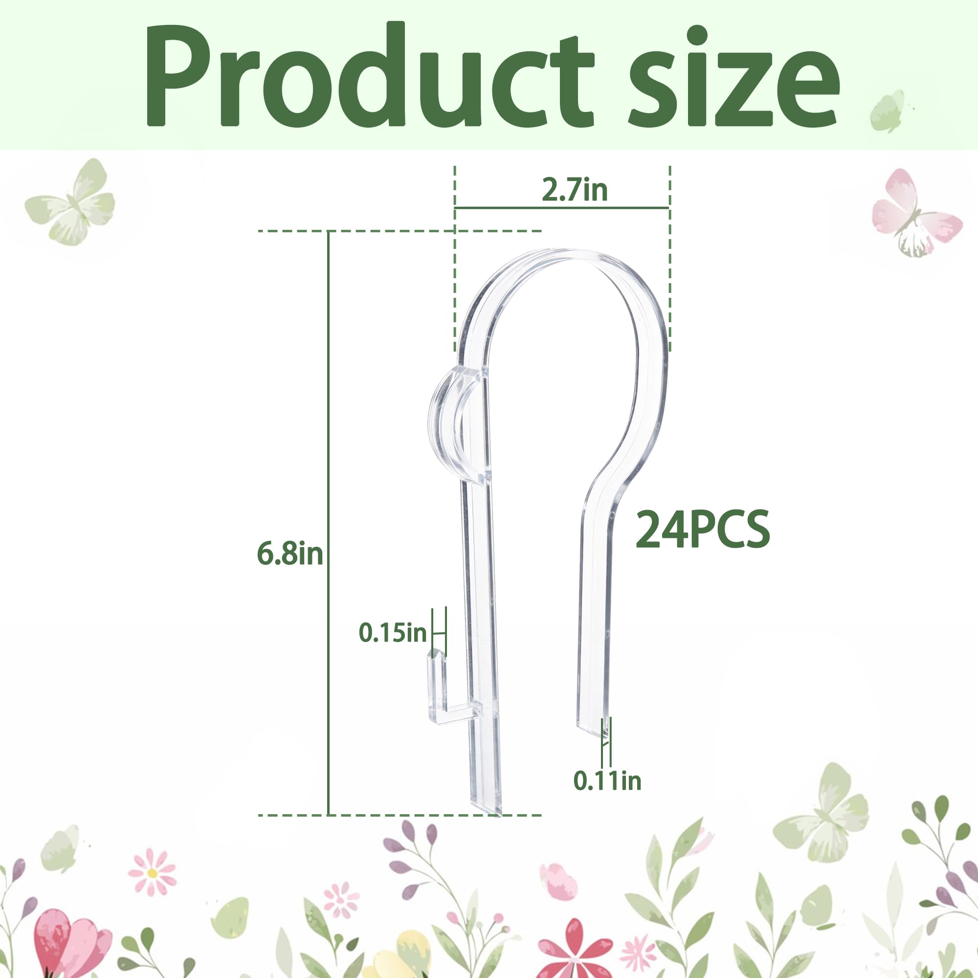 Moonoom aisle-decor clip keeps garlands neatly in place along rows