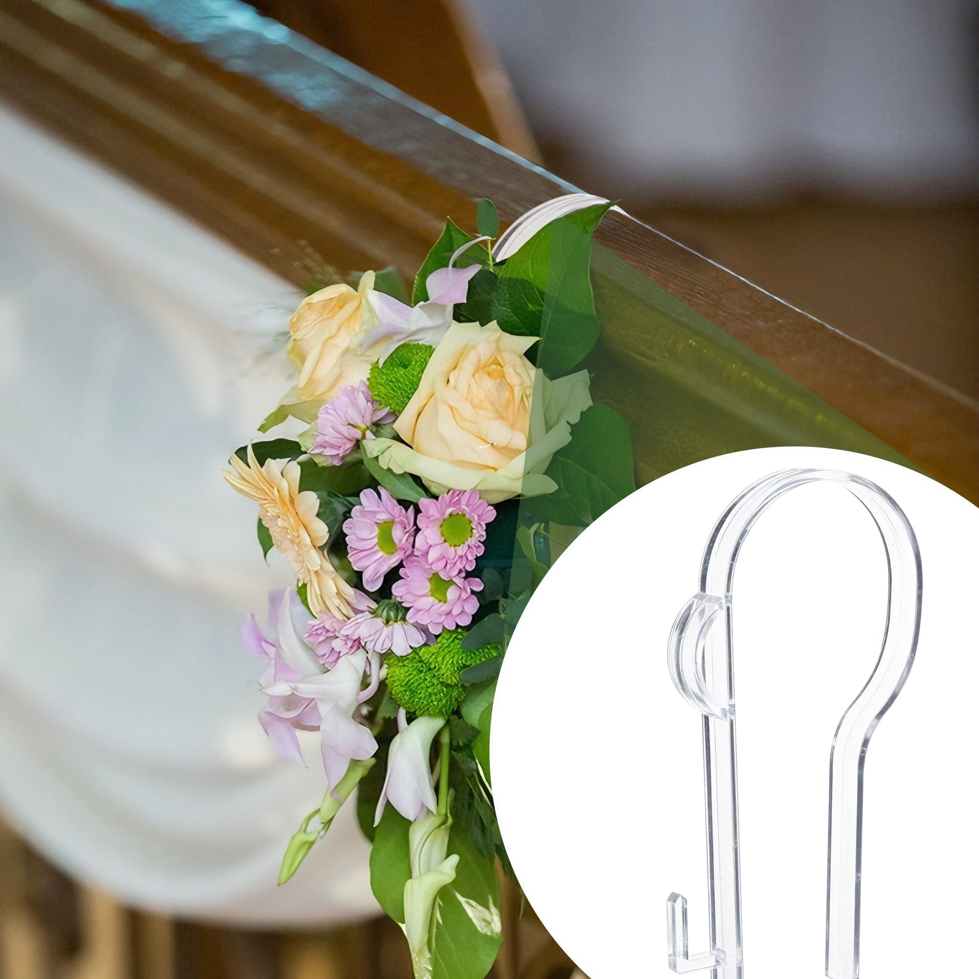 Moonoom bow-hanger clip keeps decorative bows neat and stable