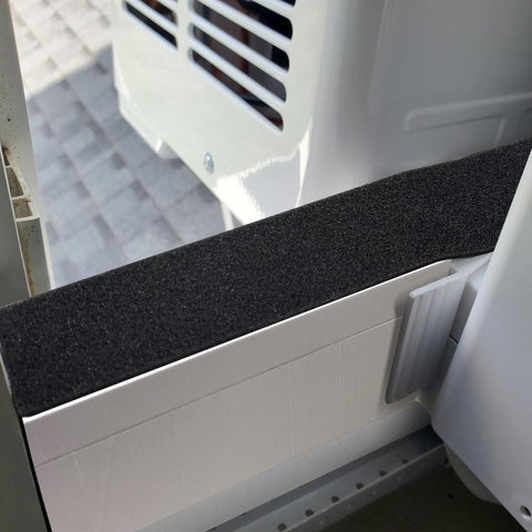 Moonoom foam blocks provide noise reduction and dust protection around the unit.