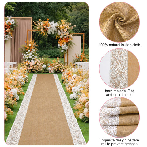 moonoom rolled burlap storage makes setup quick and neat