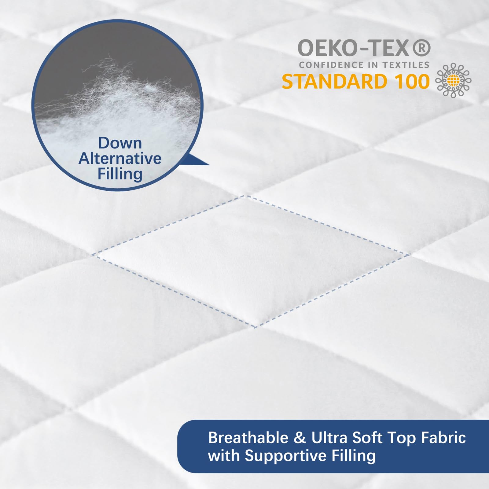 Moonsea adjustable bed 34-inch top split fit ensures secure coverage and easy on/off.