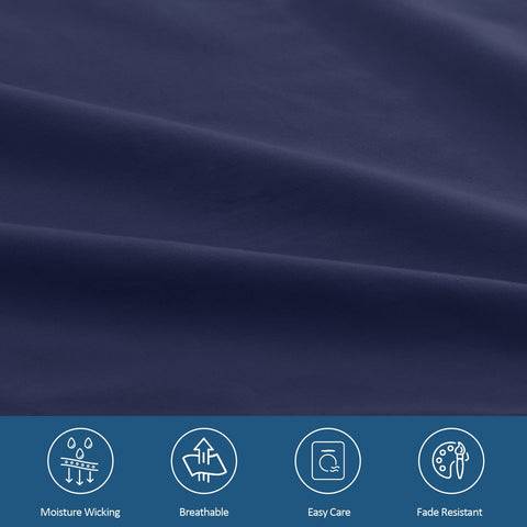 Moonsea brushed microfiber fabric for cool, comfortable sleep.