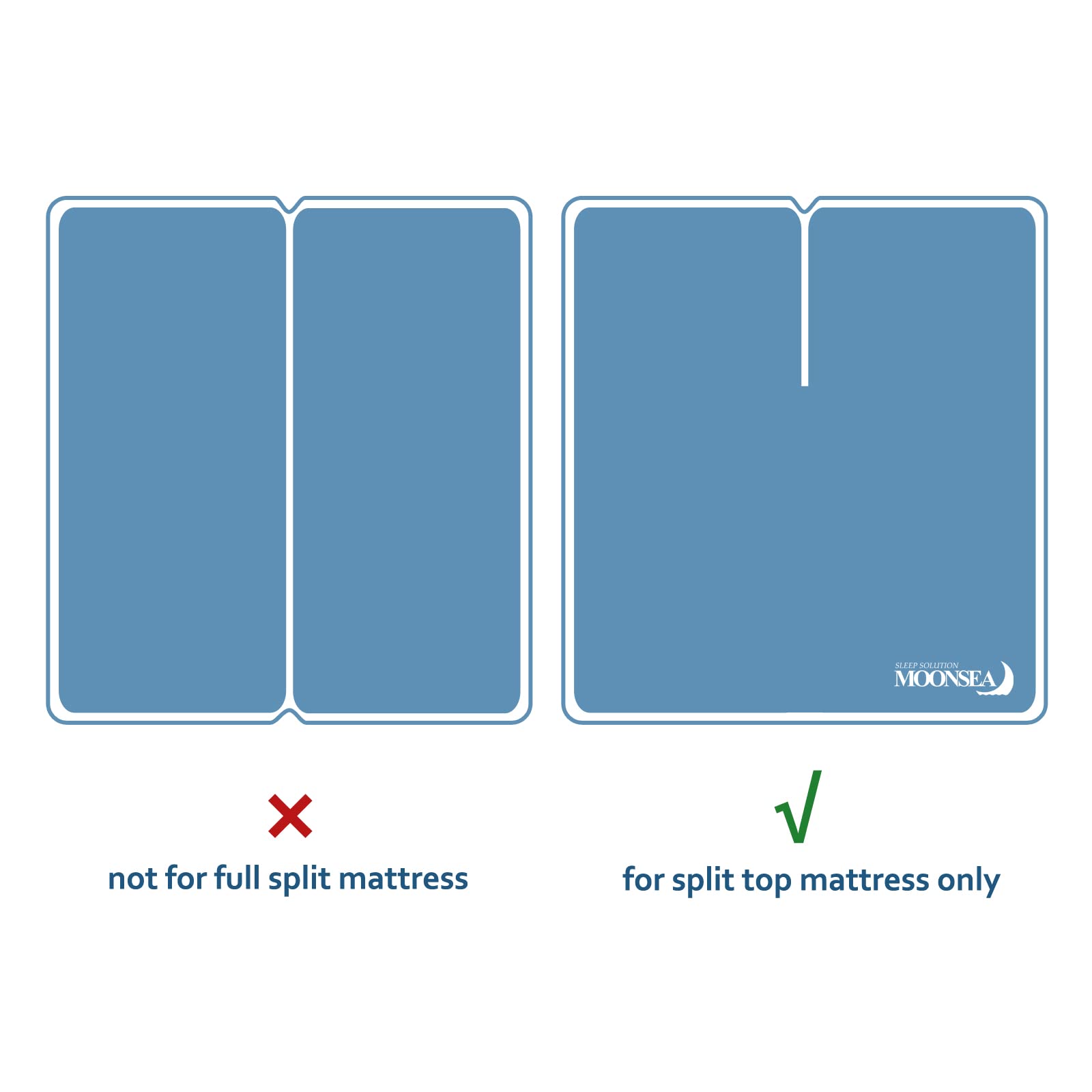 Moonsea machine-washable pad is easy to clean and reuse.