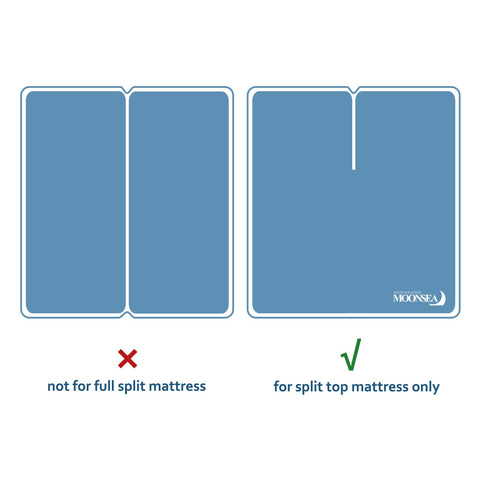 Moonsea machine-washable pad is easy to clean and reuse.
