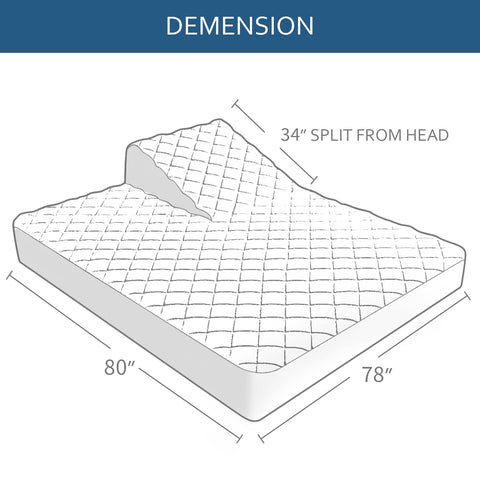 Moonsea noiseless soft padding creates a quiet, comfortable sleep surface.