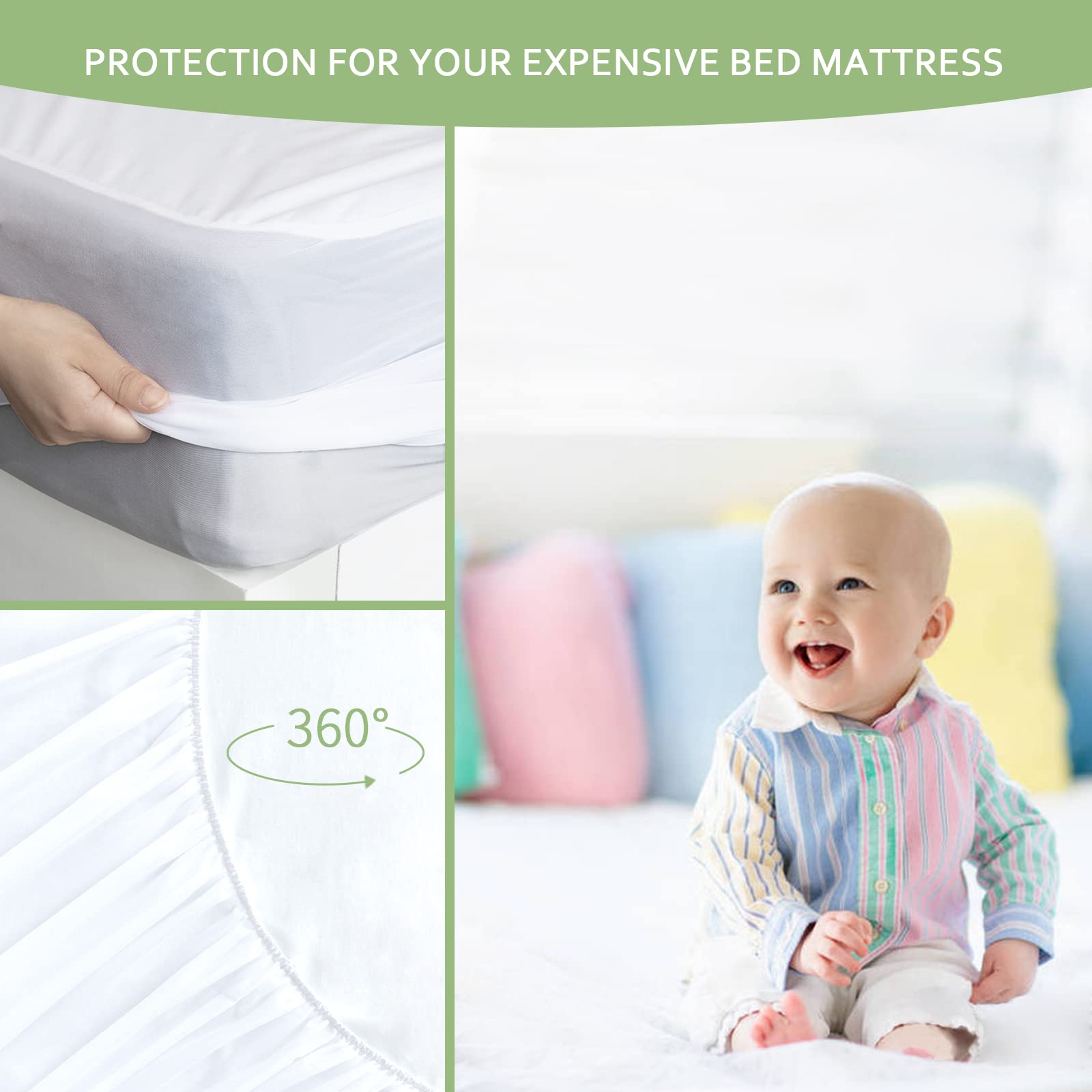 Moonsea noiseless TPU layer ensures quiet sleep.