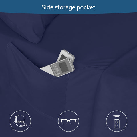 Moonsea queen pillow protectors provide soft comfort and easy care.