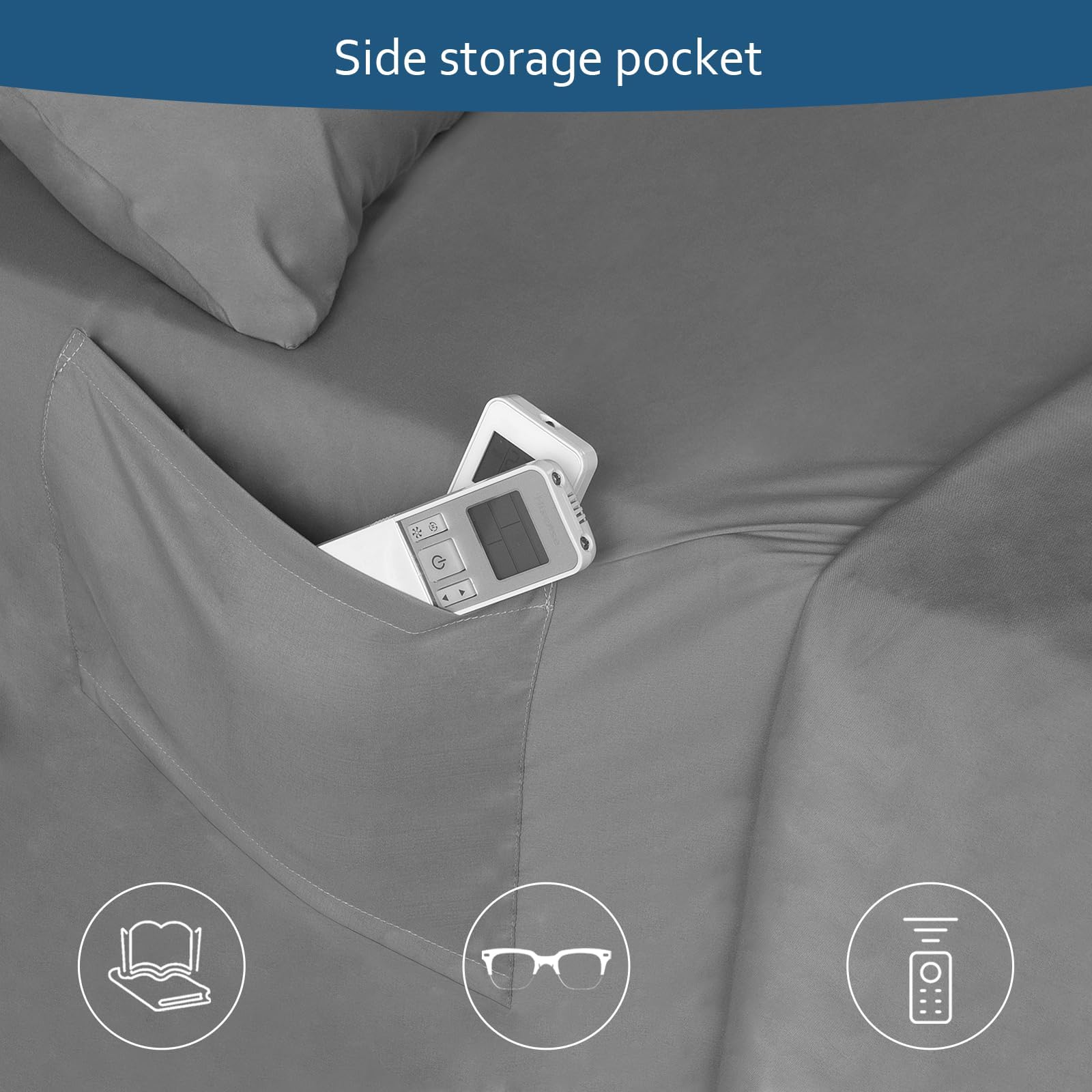 Moonsea 20x30 pillowcases show soft microfiber and durable stitching.