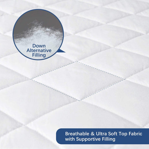 Moonsea deep-pocket fit keeps protector secure on tall RV mattresses