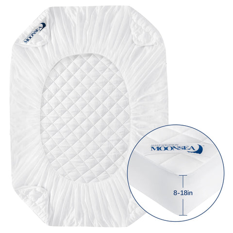 Moonsea easy-care topper is machine washable for simple maintenance