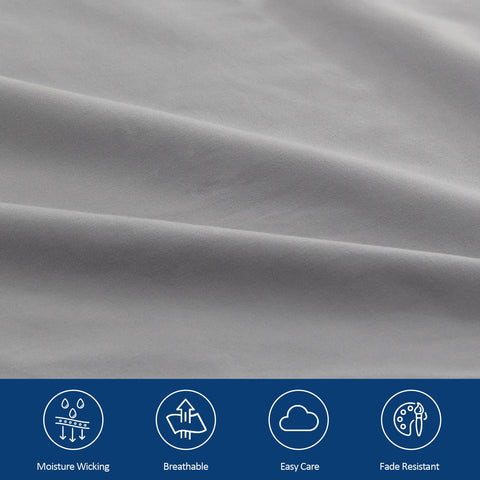 Moonsea soft microfiber fabric provides comfortable, breathable sleep.