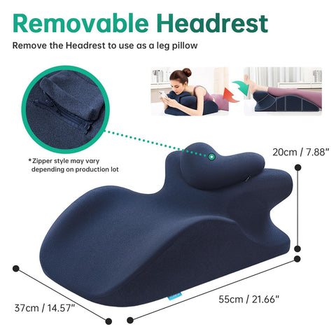 MOONYOOY leg-elevation pillow promotes knee and ankle relief