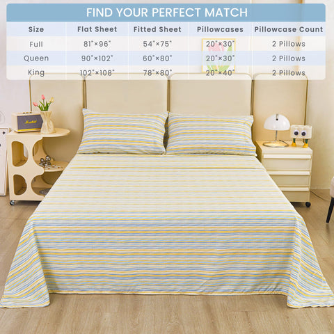 Mooreeke 4-piece queen set designed for easy care.