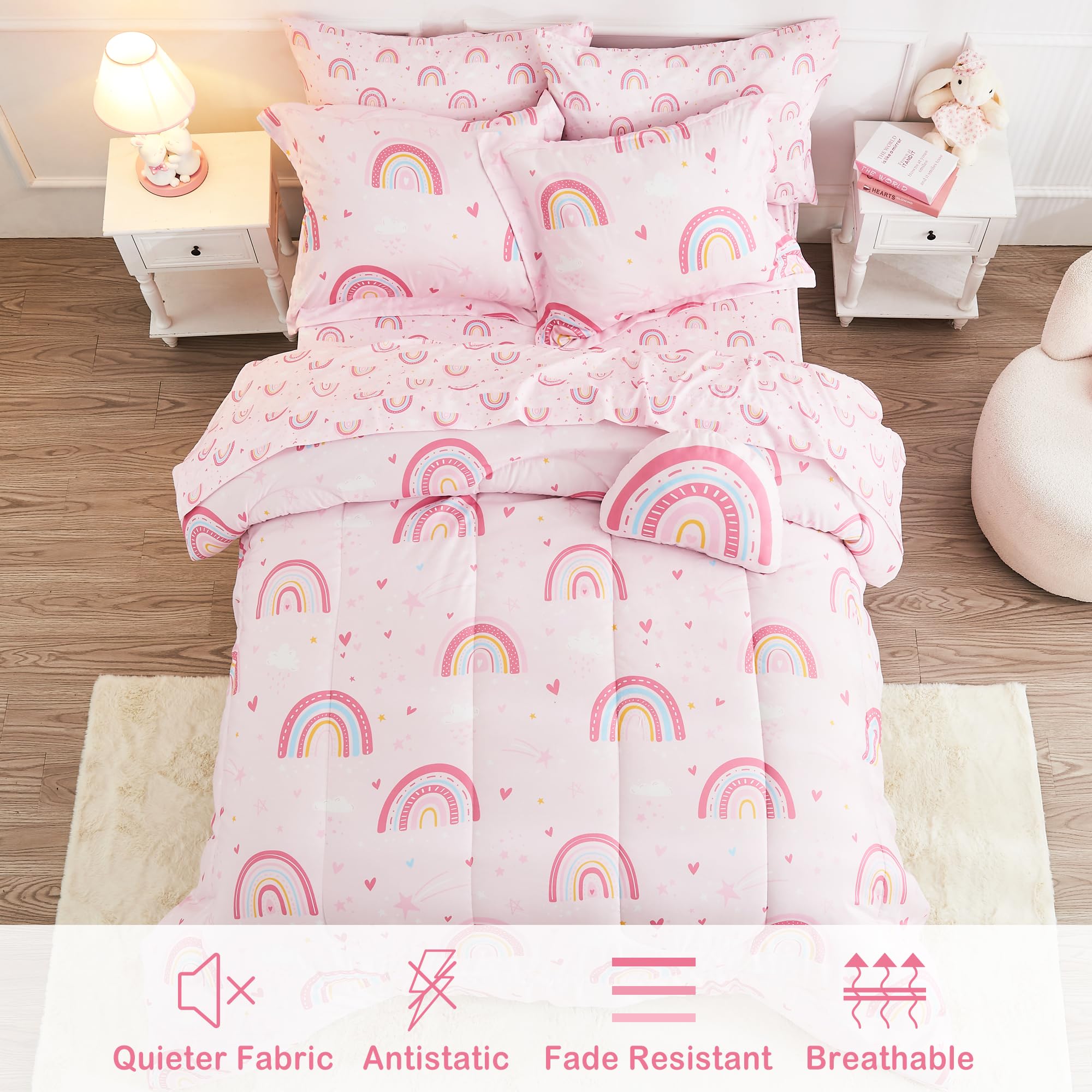 Mooreeke comforter 68x86, plush microfiber for cozy sleep.