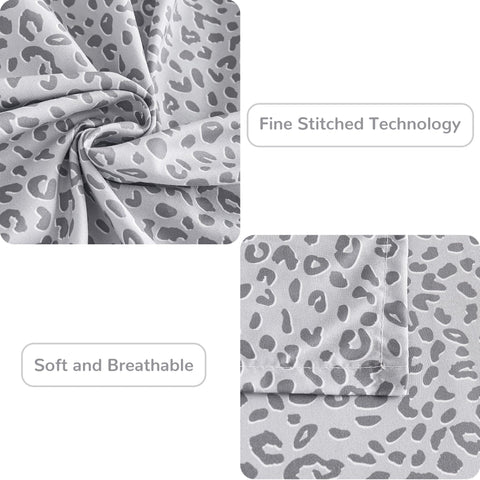 Mooreeke easy-care fabric—machine wash and tumble dry on low.