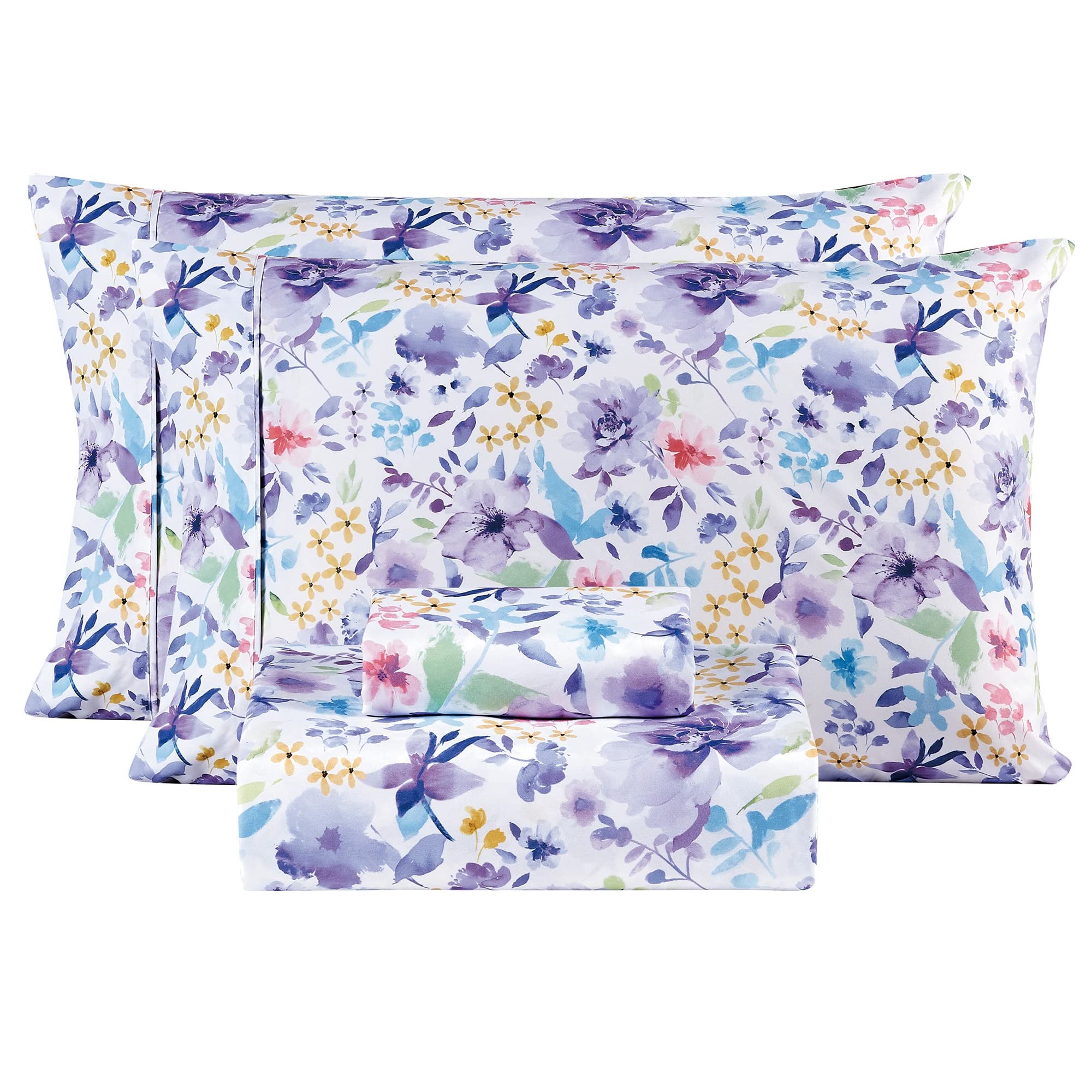 Mooreeke Floral Queen Sheets pattern preview; adds vintage charm to your bedroom.