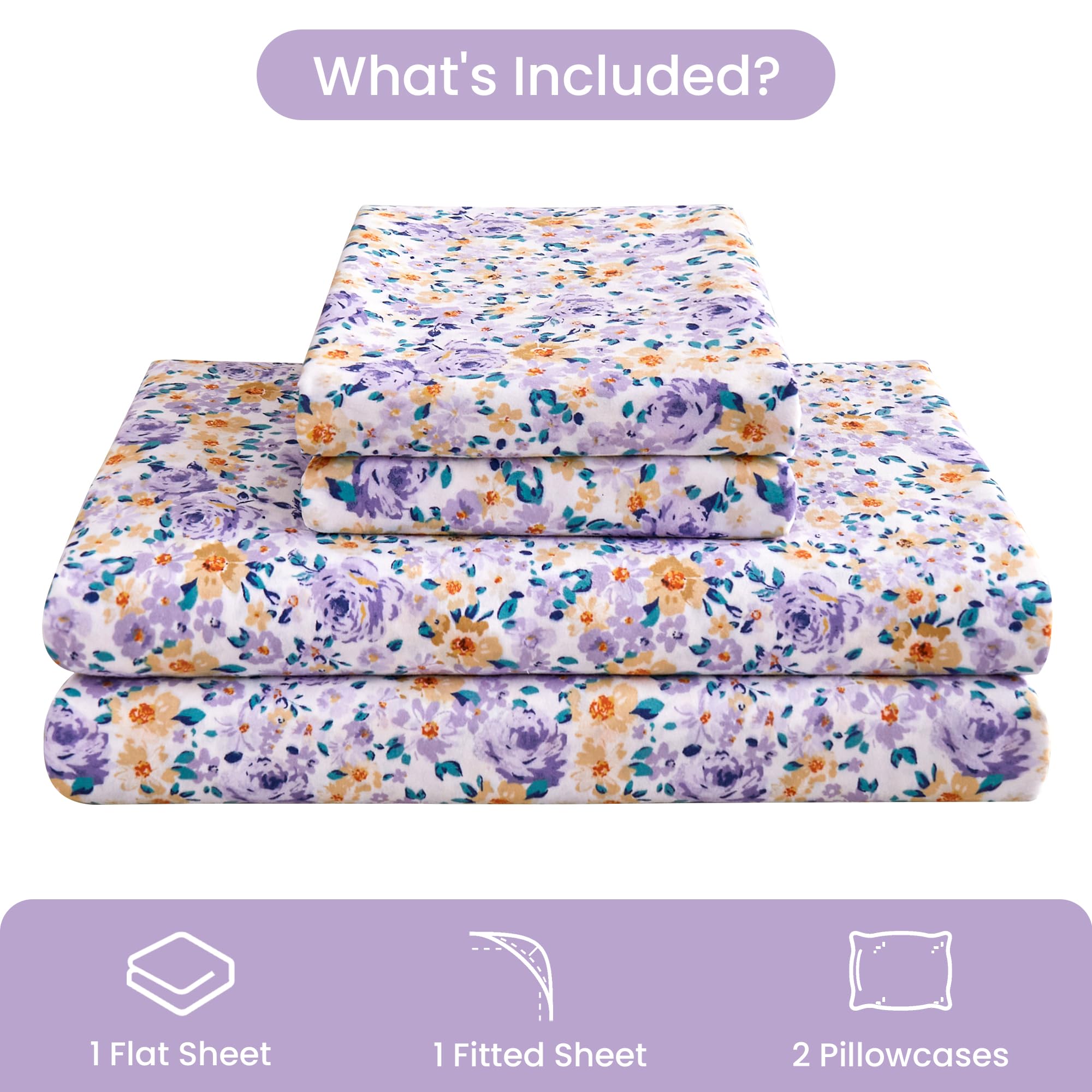 Mooreeke vintage floral bedding collection inviting cozy, stylish ambience.