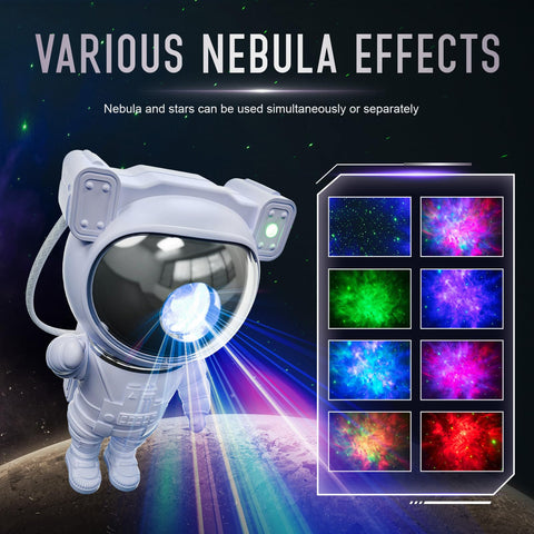 Mooyran Nebula Effects with eight modes to create calming room ambience.