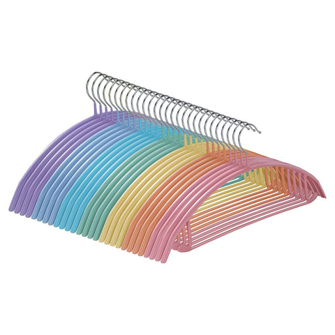 MOPALL arch-design hanger prevents shoulder bumps, protecting sweaters.