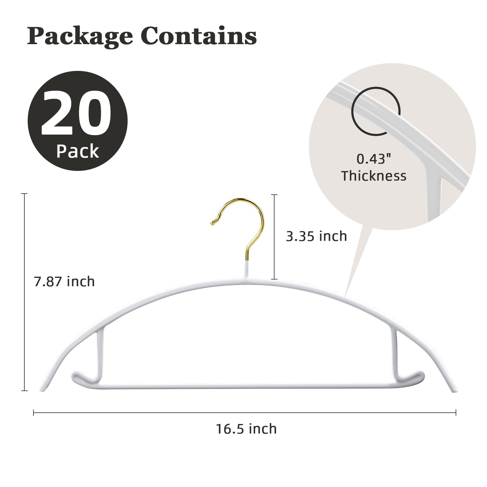 MOPALL dry-wet double-use hangers suitable for damp garments.
