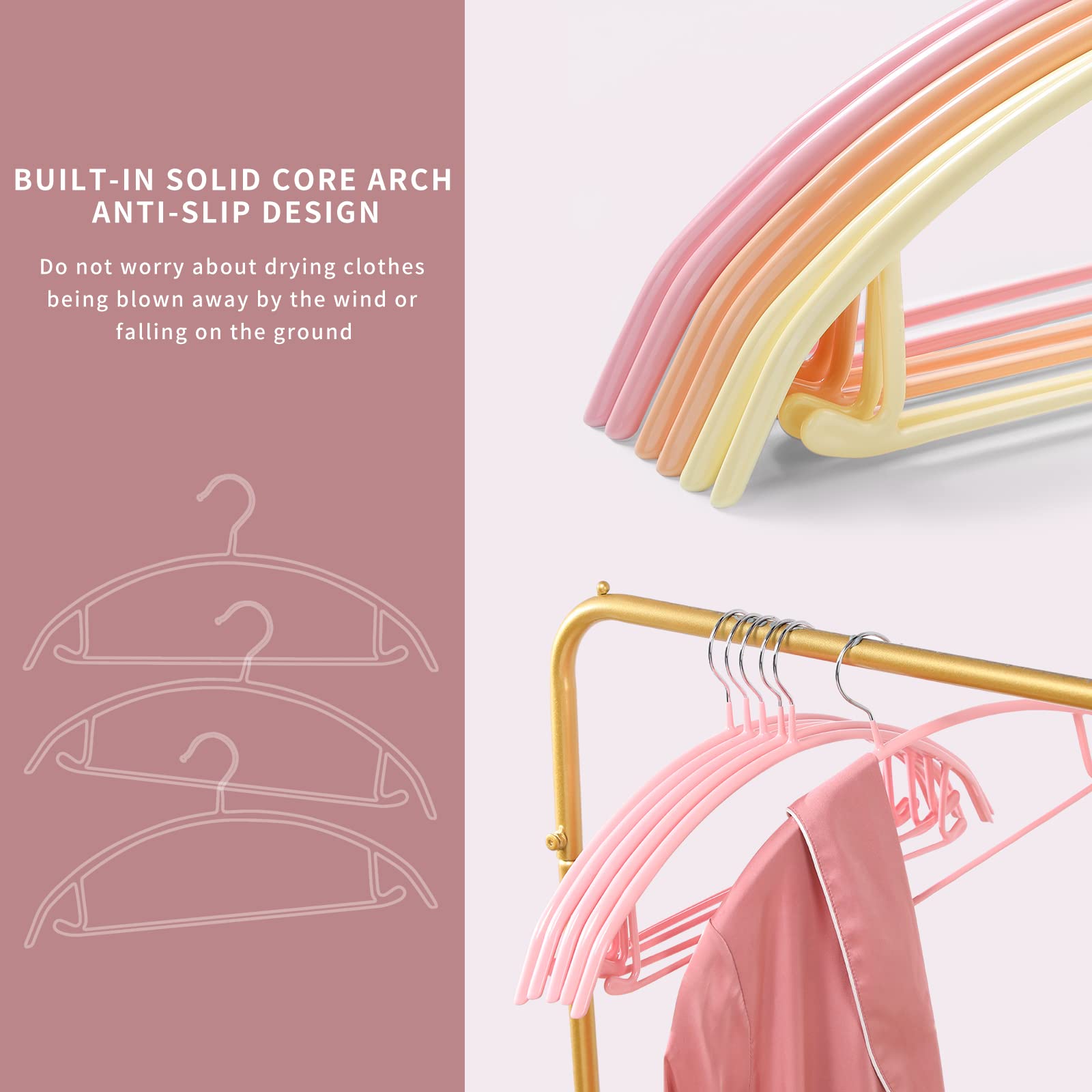MOPALL durable corrosion-resistant hanger designed for long-lasting wardrobe use