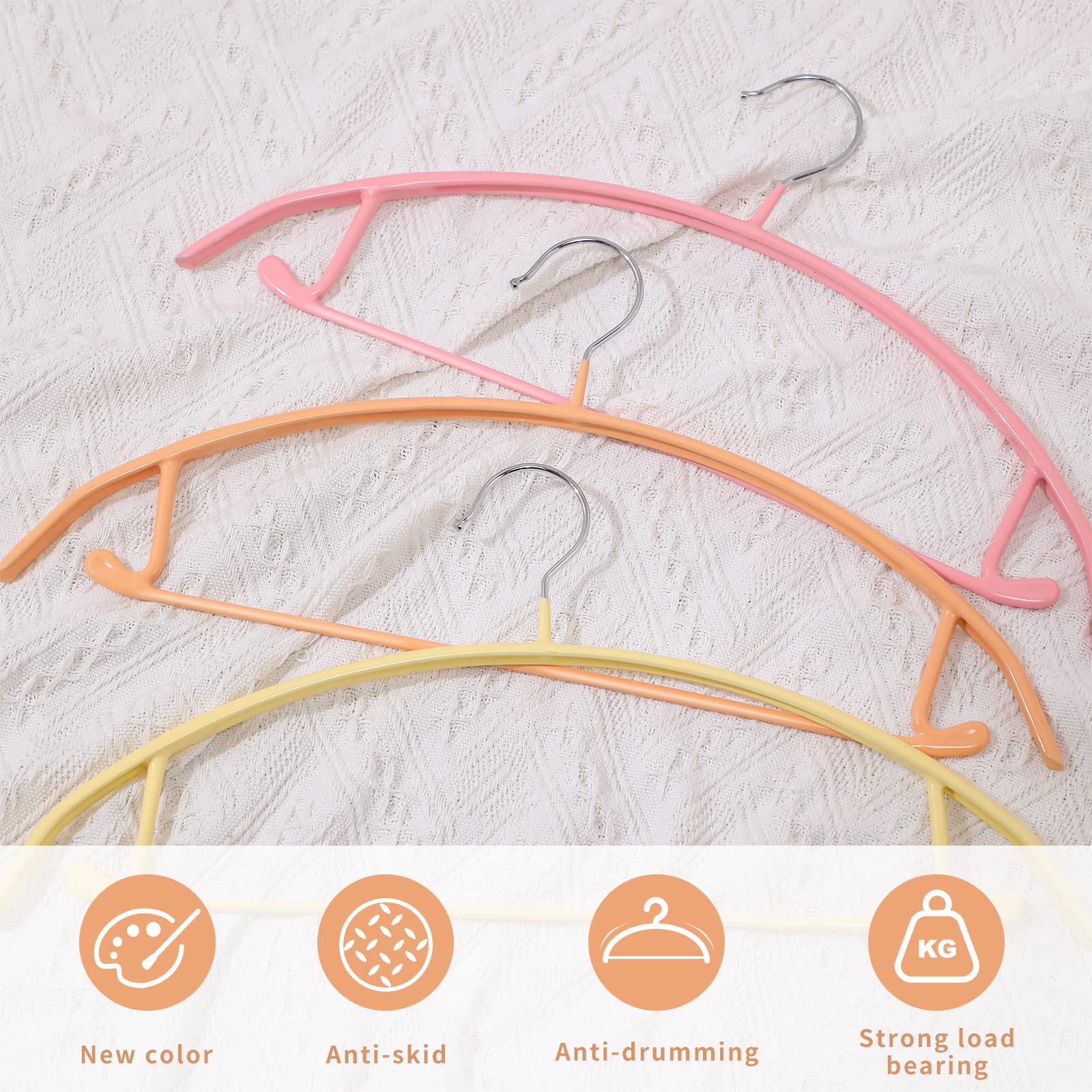 MOPALL durable hanger protects garments while saving closet space.