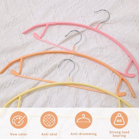 MOPALL durable hanger protects garments while saving closet space.