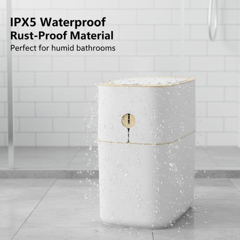 MOPALL IPX5 waterproof construction withstands splashes in humid bathrooms