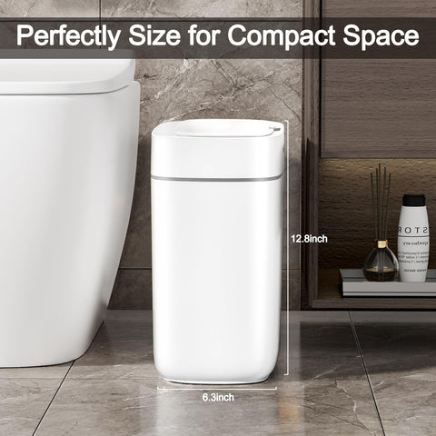 MOPALL three-point-five gallon compact design fits small spaces in home.