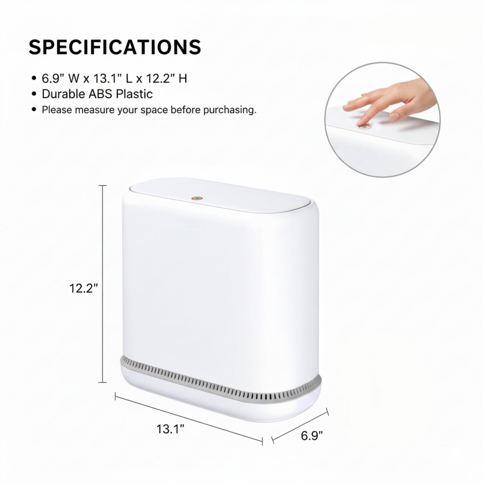 MOPALL odor lock keeps diapers or litter odors contained.