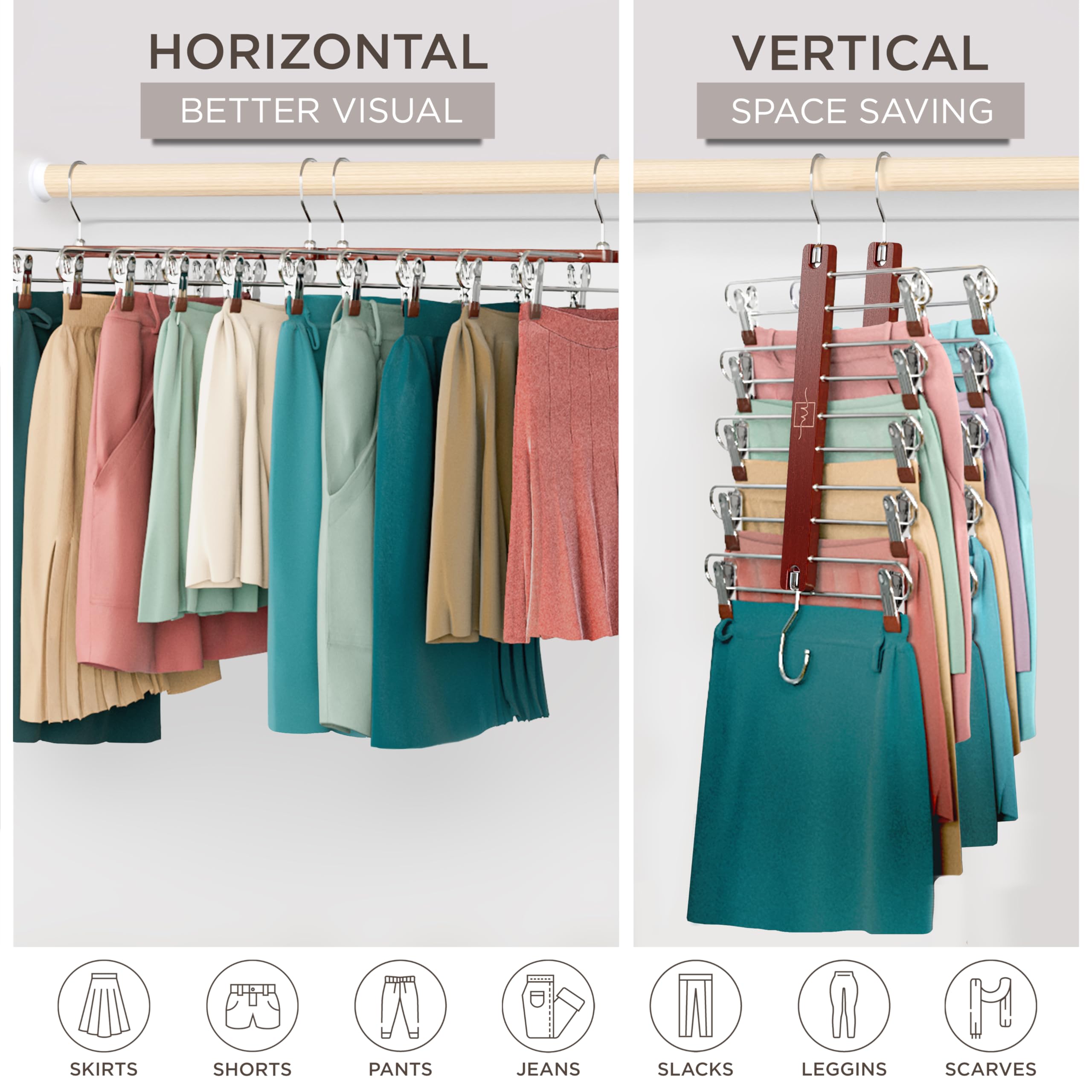 MORALVE 360-degree swivel hook for quick loading and unloading.