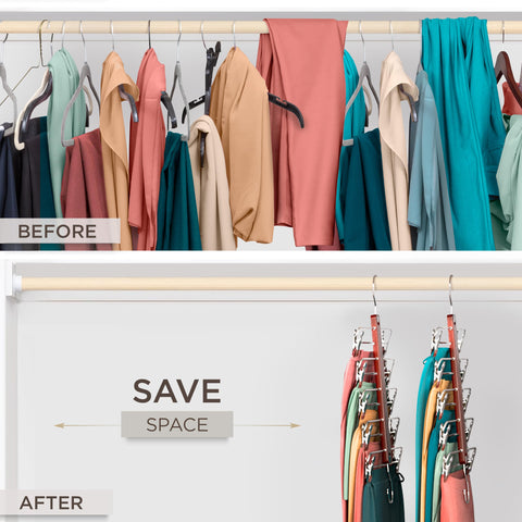 MORALVE durable steel hardware supports up to 30 pounds per hanger.