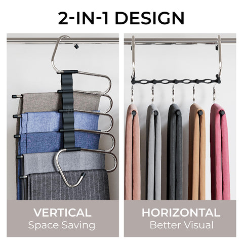 MORALVE open-ended design enables easy hanging and quick outfit changes